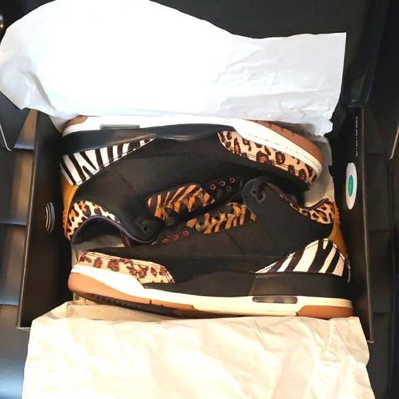 Air Jordan Retro 3 SE "Animal Instinct" Size 10 OG Box - Picture 3 of 11